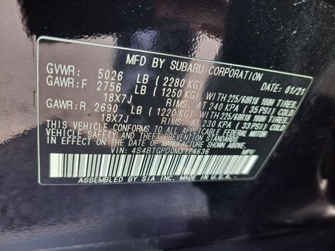 Used 2021 Subaru Outback Touring XT image 24