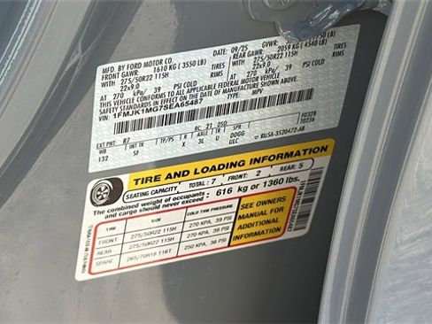 New 2025 Ford Expedition Max Platinum w/ Platinum Ultimate Package image 32