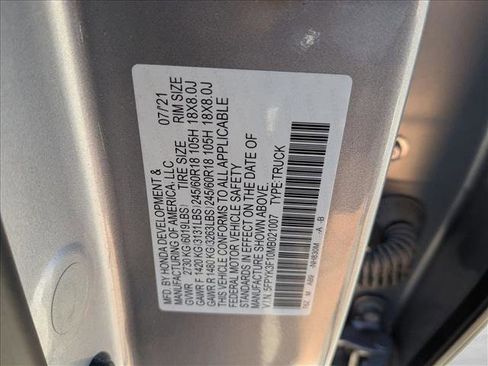 Used 2021 Honda Ridgeline Sport image 22