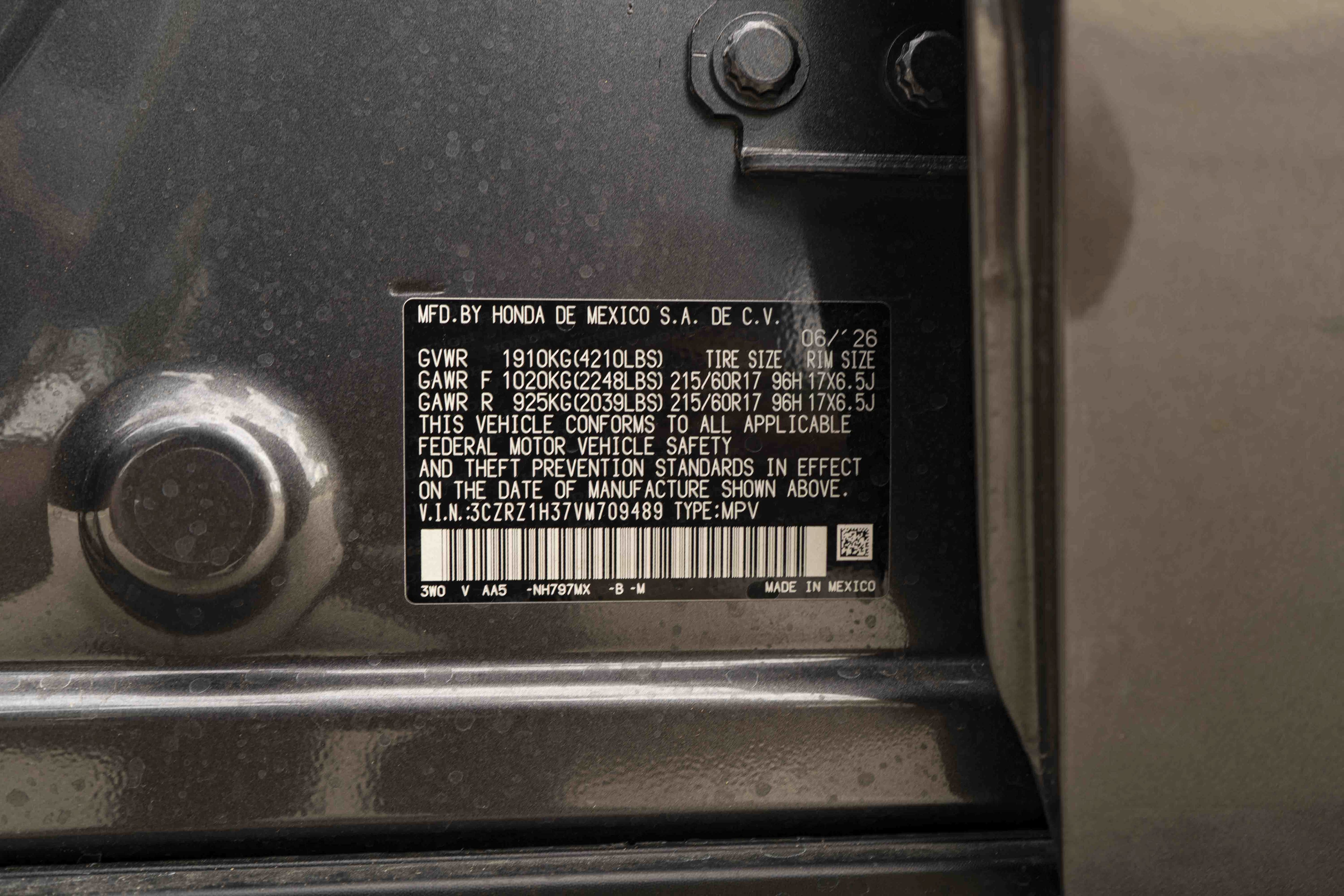 Used 2027 Honda HR-V LX image 44