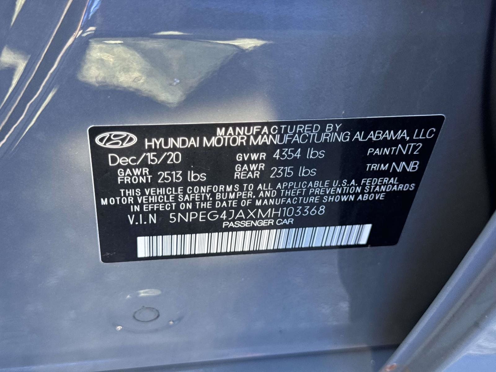 Used 2021 Hyundai Sonata SE w/ Winter Weather Package FWD image 28