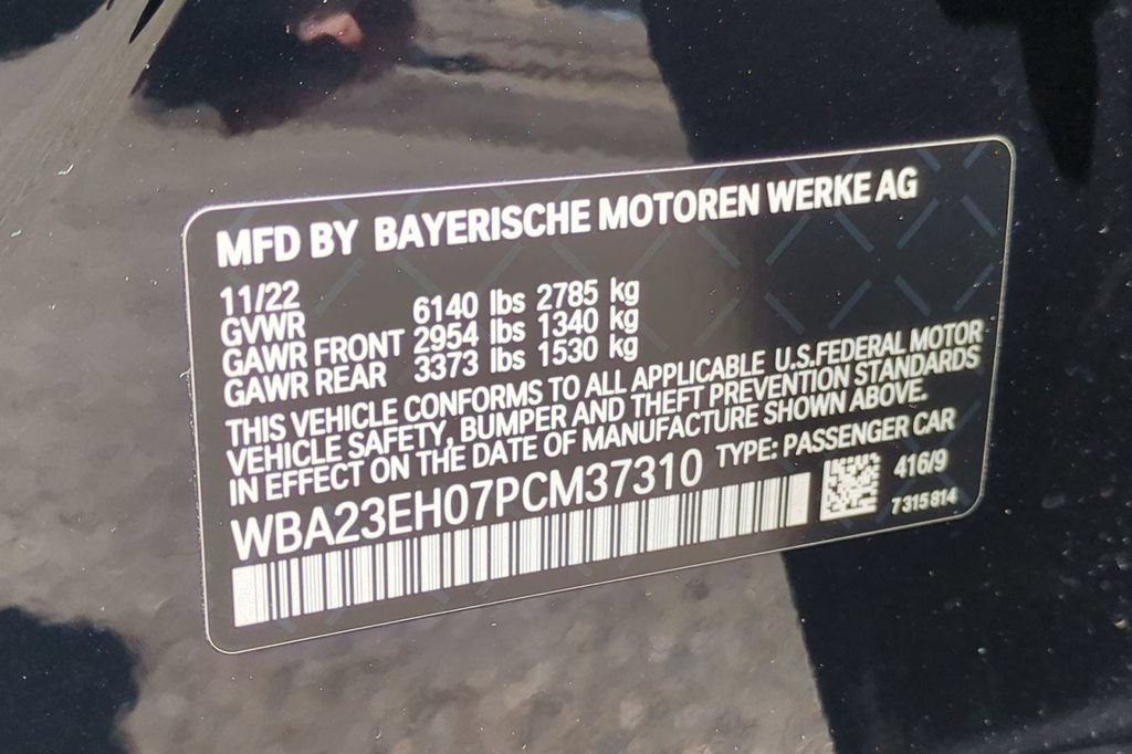 Used 2023 BMW 740i w/ Parking Assistance Package RWD image 23
