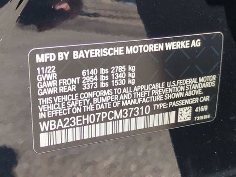 Used 2023 BMW 740i w/ Parking Assistance Package RWD image 23
