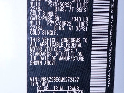 Used 2021 INFINITI QX80 Sensory w/ Cargo Package image 53