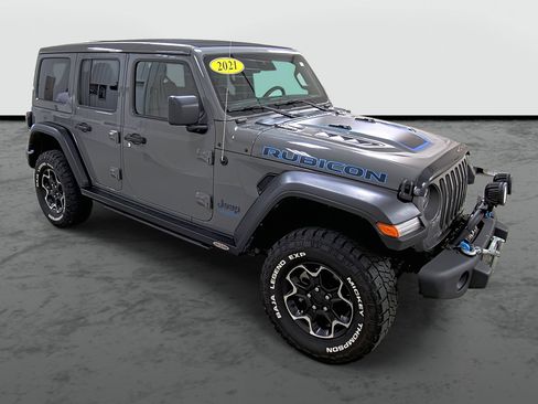 Used 2021 Jeep Wrangler Unlimited Rubicon 4xe w/ Cold Weather Group image 5