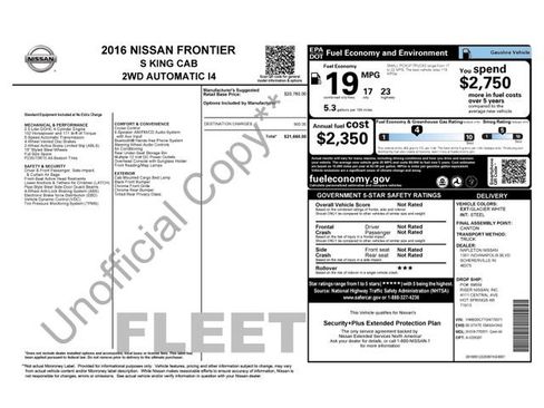 Used 2016 Nissan Frontier S RWD image 3