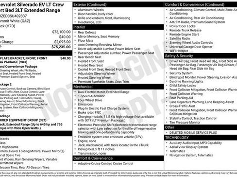 Used 2025 Chevrolet Silverado EV LT AWD/4WD image 46