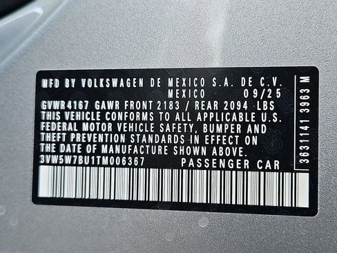 New 2026 Volkswagen Jetta S image 15