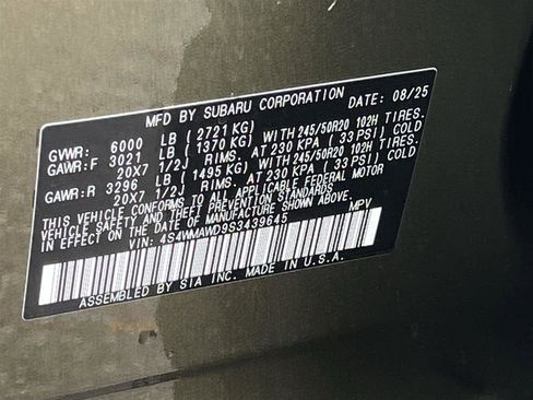 New 2025 Subaru Ascent Bronze Edition image 33