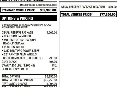 Certified 2024 GMC Sierra 1500 Denali w/ Denali Reserve Package AWD/4WD image 2