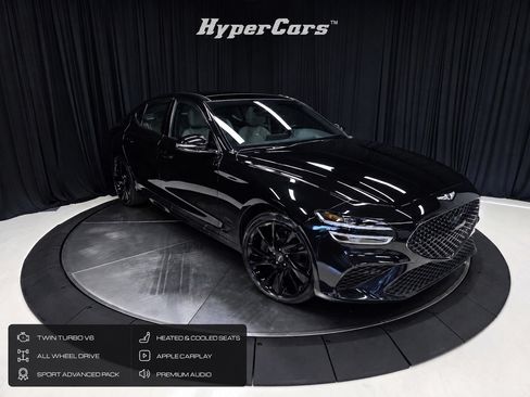 Used 2022 Genesis G70 3.3T w/ Sport Advanced Package AWD/4WD image 1