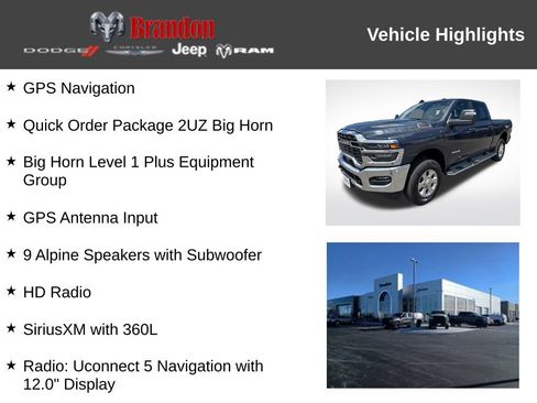 Used 2026 RAM 2500 Big Horn AWD/4WD image 3