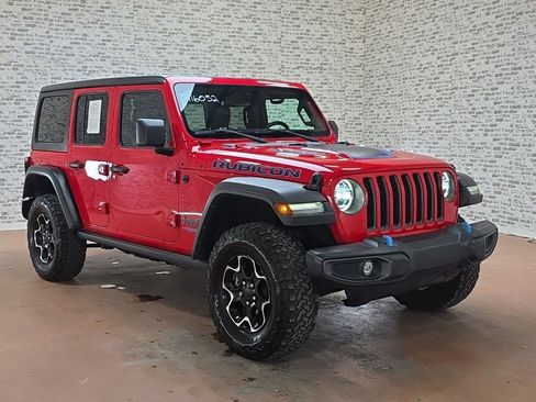 Used 2022 Jeep Wrangler Unlimited Rubicon 4xe w/ Cold Weather Group image 1