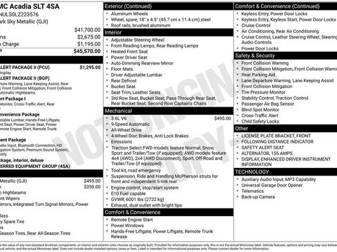 Used 2020 GMC Acadia SLT w/ Driver Alert Package II AWD/4WD image 5