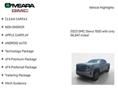 Used 2023 GMC Sierra 1500 AT4 w/ AT4 Premium Package AWD/4WD image 7