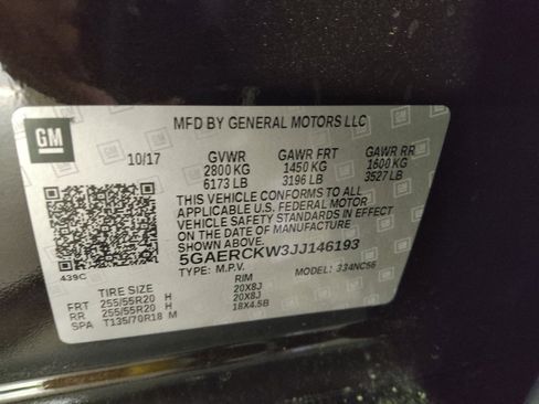 Used 2018 Buick Enclave Premium w/ Experience Buick Package FWD image 33