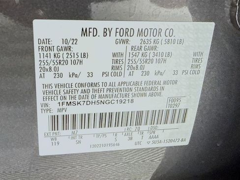 Used 2022 Ford Explorer XLT w/ Equipment Group 202A image 35