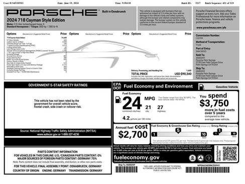 Used 2024 Porsche 718 Cayman RWD image 11