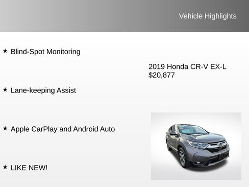 Used 2019 Honda CR-V EX-L image 8