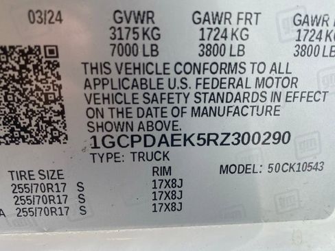 Used 2024 Chevrolet Silverado 1500 W/T w/ WT Value Package AWD/4WD image 26