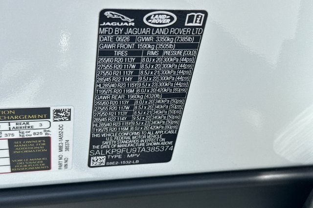 New 2026 Land Rover Range Rover SE AWD/4WD image 27
