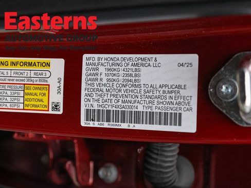 Used 2025 Honda Accord SE image 35