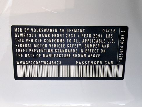 New 2026 Volkswagen GTI SE FWD image 20