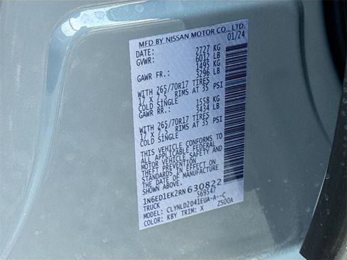 Used 2024 Nissan Frontier PRO-4X w/ Technology Package image 31