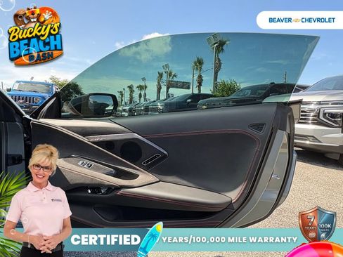 Used 2023 Chevrolet Corvette Stingray Premium Cpe w/ Engine Appearance Package RWD image 31