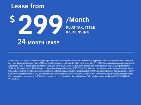 Used 2026 Mercedes-Benz GLB 250 image 2