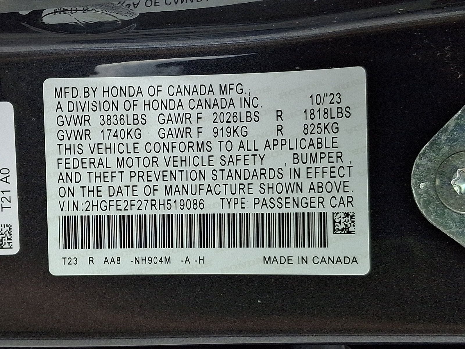 Used 2024 Honda Civic LX image 27