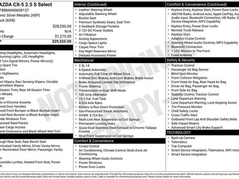 Used 2022 MAZDA CX-5 AWD 2.5 S w/ Select Package image 43