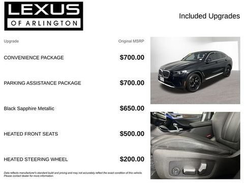 Used 2024 BMW X4 xDrive30i w/ Parking Assistance Package image 4