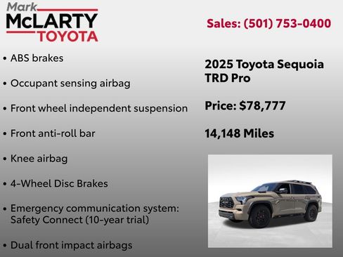 Certified 2025 Toyota Sequoia TRD Pro AWD/4WD image 37