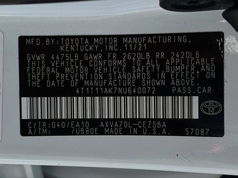 Used 2022 Toyota Camry SE w/ Convenience Package FWD image 24