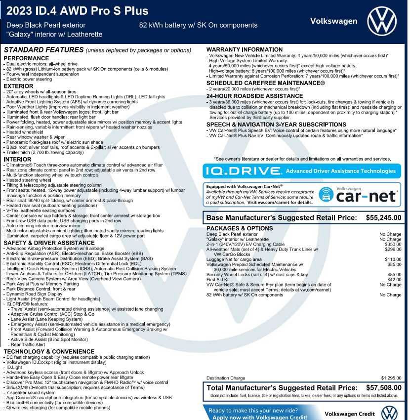 Used 2023 Volkswagen ID.4 Pro S Plus AWD/4WD image 3