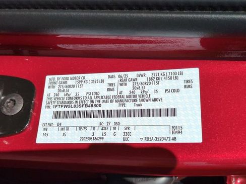 Used 2025 Ford F150 Lariat w/ Equipment Group 501A Mid AWD/4WD image 37