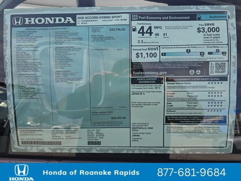 New 2026 Honda Accord Sport image 25