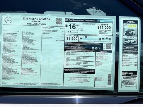 New 2026 Nissan Armada PRO-4X AWD/4WD image 18