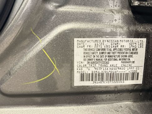 New 2026 Nissan Sentra SV w/ SV Convenience Package FWD image 37