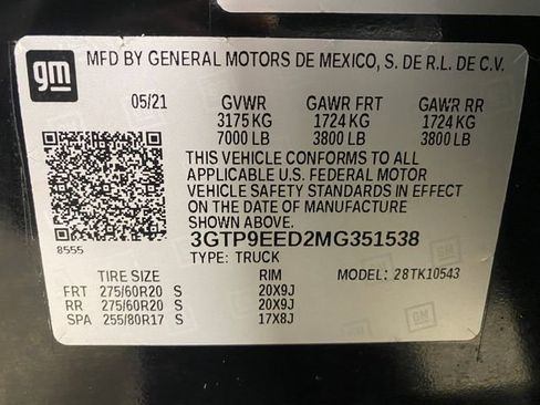 Certified 2021 GMC Sierra 1500 AT4 w/ AT4 Preferred Package image 30
