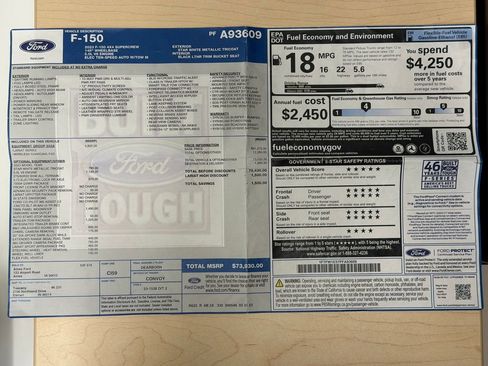 Used 2023 Ford F150 Lariat w/ Equipment Group 502A High AWD/4WD image 51