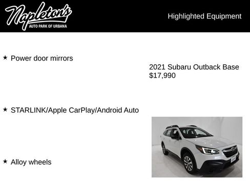 Used 2021 Subaru Outback AWD/4WD image 16