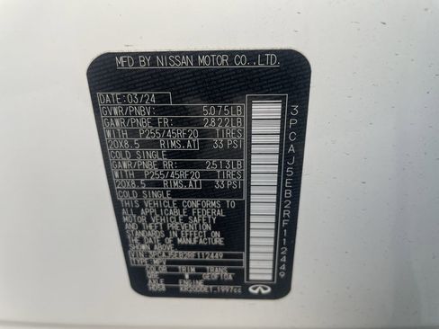 Used 2024 INFINITI QX50 Sensory image 25