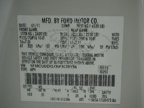 Used 2011 Ford Escape XLT w/ 203A Rapid Spec Order Code FWD image 26