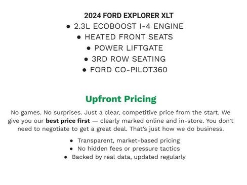 Certified 2024 Ford Explorer XLT AWD/4WD image 2