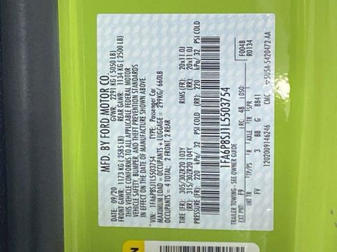 Used 2020 Ford Mustang Shelby GT500 w/ Technology Package image 31