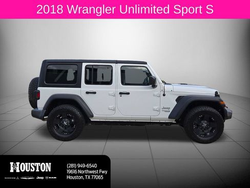 Used 2018 Jeep Wrangler Unlimited Sport S AWD/4WD image 2