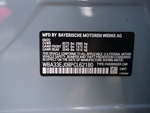 Used 2023 BMW 760i xDrive w/ Luxury Rear Seating Package AWD/4WD image 30