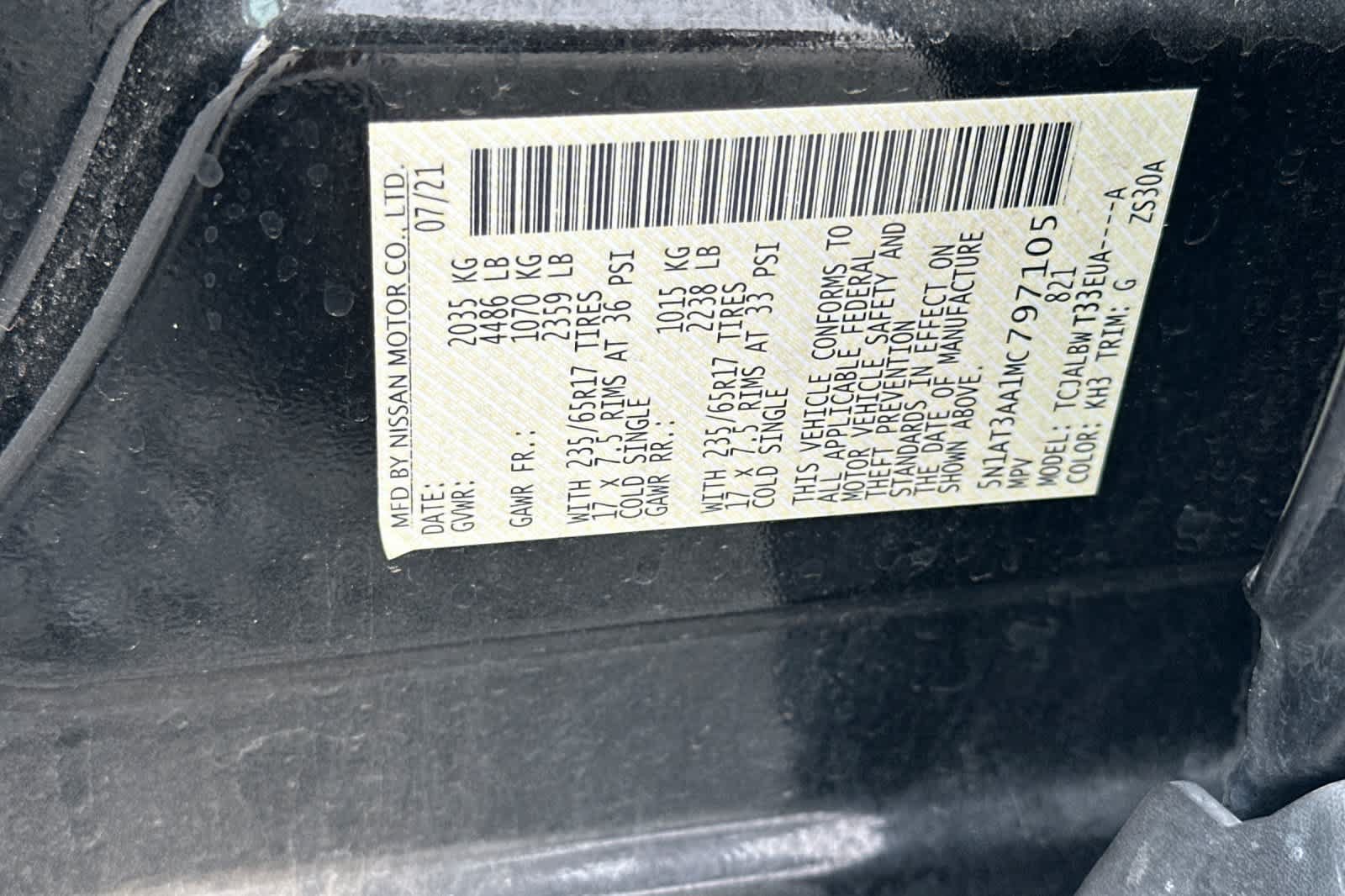 Certified 2021 Nissan Rogue S FWD image 30